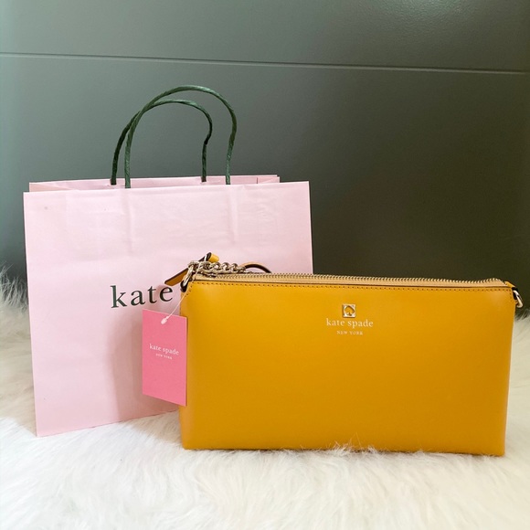 kate spade Handbags - Kate Spade Declan Yellow Crossbody Bag / Purse